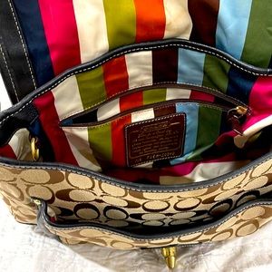 Coach monogrammed purse